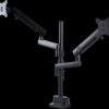 ARMDUALPIVOT Monitor mount, 2 displays, table mounting