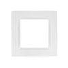 Ramka pojedyncza biała CR1/11 Simon10 Kontakt-Simon