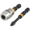 DEWALT Impact-QZ Torsion 2 x PH2 50mm and Magnetic Screwlock Sleeve