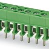 PCB terminal, 3 pole, pitch 3.5 mm, AWG 26-16, 17.5 A, screw connection, green, 1984620