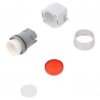 Przełącznik przyciskany 22mm Poz.stab 1 czerwony brak IP65 704.012.2