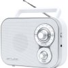 Radio przenośne Muse M-051 RW fale metrowe (VHF), FM, fale średnie (MF) biały