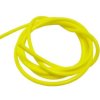 Rura gumowa średnica wew 2.3mm średnica zew 5.5mm Monitorowanie cieczy, Układ chłodzenia Silikon Żółty długość 2m