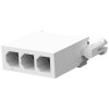 Pin header, 3 pole, pitch 4.14 mm, straight, white, 1-770873-0