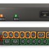 Vertiv MG01D2R1-16PB43-3PS6B2H10-S, Regulowany, 2U, Poziome, Czarny, LED, 16 x gniazdo sieciowe