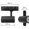 Lampa Szynowa LED Ascela 20W 4000K Czarna Trójfazowa