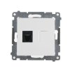 Gniazdo telefoniczne RJ12 pojedyncze białe DT1.01/11 Kontakt Simon54