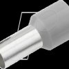 187201 Aderendhülse isoliert 0,14 mm²/8 mm, verzinnt, grau, 100er Pack