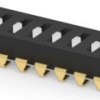 DIP switche, Off-On, 10 pole, straight, 0.025 A/24 VDC, 2-2319847-0