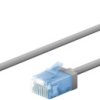 Ultra-elastyczny CAT 6A kabel krosowy, slim, U/UTP, szary - Długość kabla 0.25 m