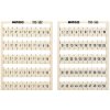 WAGO 793-4501 WMB Multiple Marking System Plain for Terminal Block 4-4.2mm White