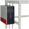 Manuflex ZB3607.3003 Uchwyt na CPU w kolorze rubinowym RAL 3003, szer. X gł. X wys. = 180-250 x 450 x 290 mm
