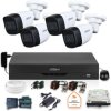 Zestaw monitoringu Dahua 4 kamery tubowe 5Mpx Dysk 1TB