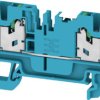 Through terminal block, snap-in, 2.5 mm², 24 A, 8 kV, blue, 2862990000