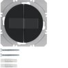 BERKER R.1/R.3 KNX RF Przycisk radiowy podwójny płaski z baterią słoneczną czarny 85656131 HAGER