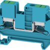Through terminal block, snap-in, 6.0 mm², 41 A, 8 kV, blue, 3037390000