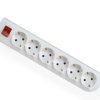 Rozgałęźnik do przedłużacza z wyłącznikiem 6-gniazd z/u SCHUKO GS-60W