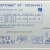 Stat. 150W 0,72A STH Osram PTi 150/220-240 S