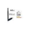 Adapter WI-FI STICK OPTICUM W5 V.2 + antena do tunerów Ferguson, Cabletech, Esperanza