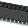 Pin header, 2 pole, pitch 3.5 mm, straight, black, 1787205