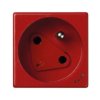 SIMON CONNECT Gniazdo K45 DATA z kluczem z uziemieniem 16A/250V ze wskaźnikiem zasilania czerwony KLS02/6 KONTAKT SIMON