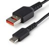 StarTech.com Kabel USB z gniazdem IC Męski Złącze A USB typu A Złącze B USB typu C Męski dł. 1 m USB 2.0 kolor: Czarny