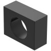 EAO 61-9230.0 Keylock front bezel black 15,3x21,5 plastic opaque