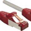 kabel LAN LINDY 47843, 1 szt., RJ45, CAT 6, S/FTP, 15.00 m, szary