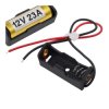 Koszyk na baterie 12V 23A - koszyczek kostka z przewodami
