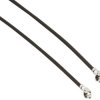Coaxial cable, AMMC plug (angled) to AMMC plug (angled), 50 Ω, 0.81 mm micro cable, 100 mm, A-2PA-081-100B2