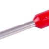 Tulejka Izolowana Końcówka 1,0Mm2 X 12 Czerwona Opk.100Szt Kr010012