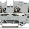 3-wire feed-through terminal, spring-clamp connection, 0.5-16 mm², 1 pole, 57 A, 8 kV, black, 2010-1305