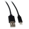 Kabel USB-Apple iPhone 2m HQ Lightning kolor czarny USB2.0