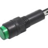 Kontrolka 12V DC/AC 8mm zielona, żaróweczka; HBKT