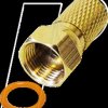 FFZL0DGL Twist-on F-plug, for 7.0-mm diameter antenna cables