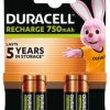 Akumulatorki Duracell Recharge R03 AAA 750 mAh (blister) - 4 sztuki