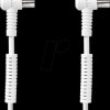 CSGL40120WT15 Coaxial cable, IEC connector <> IEC port, 1.50 m, round, white