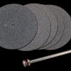 28820 Cutting discs, Ø= 38mm, 5 pieces + 1 shaft