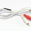 Kabel JACK 3.5 - 2RCA biały 1.5m