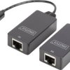 Ekstender Digitus DA-70139-2 DA-70139-2, USB 1.1 - USB 1.1, przez kabel sieciowy RJ45, 45 m