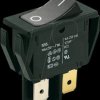 01552.3112-00 Rocker switch ON-OFF, 2-pin, black