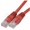 Patchcord UTP kat.5e kabel sieciowy LAN 2x RJ45 linka czerwony 5m securityNET