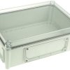 Obudowa Poliwęglan szerokość zew. 280 mm długość zew. 380 mm wys. zew. 130 mm Fibox IP67 Szary