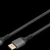 Connection cable, 2 m, black, DisplayPort 1.4 plug, straight to DisplayPort 1.4 plug, straight, DB-340201-020-S