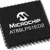 Mikrokontroler Microchip AT89LP51ED2 PLCC 44-pinowy Powierzchnia 8051 64kB 8 bit 20 MHz, 256 bit RAM Flash, 2.4 V