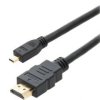 Przyłącze HDMI-micro HDMI czarne 1.5m