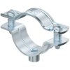 Spacer clamp, closed, max. bundle Ø 30 mm, steel, galvanized, silver, (L x W) 59 x 18 mm, 1362428