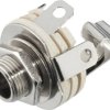 Złącze żeńskie jack 6,3 mm Monacor T-210 0341190, 1 szt.