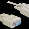 84064 Cable serial, SUB-D 9, 2m plug/jack