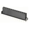 Female connector, 3 pole, pitch 2.54 mm, straight, black, 15620032701333